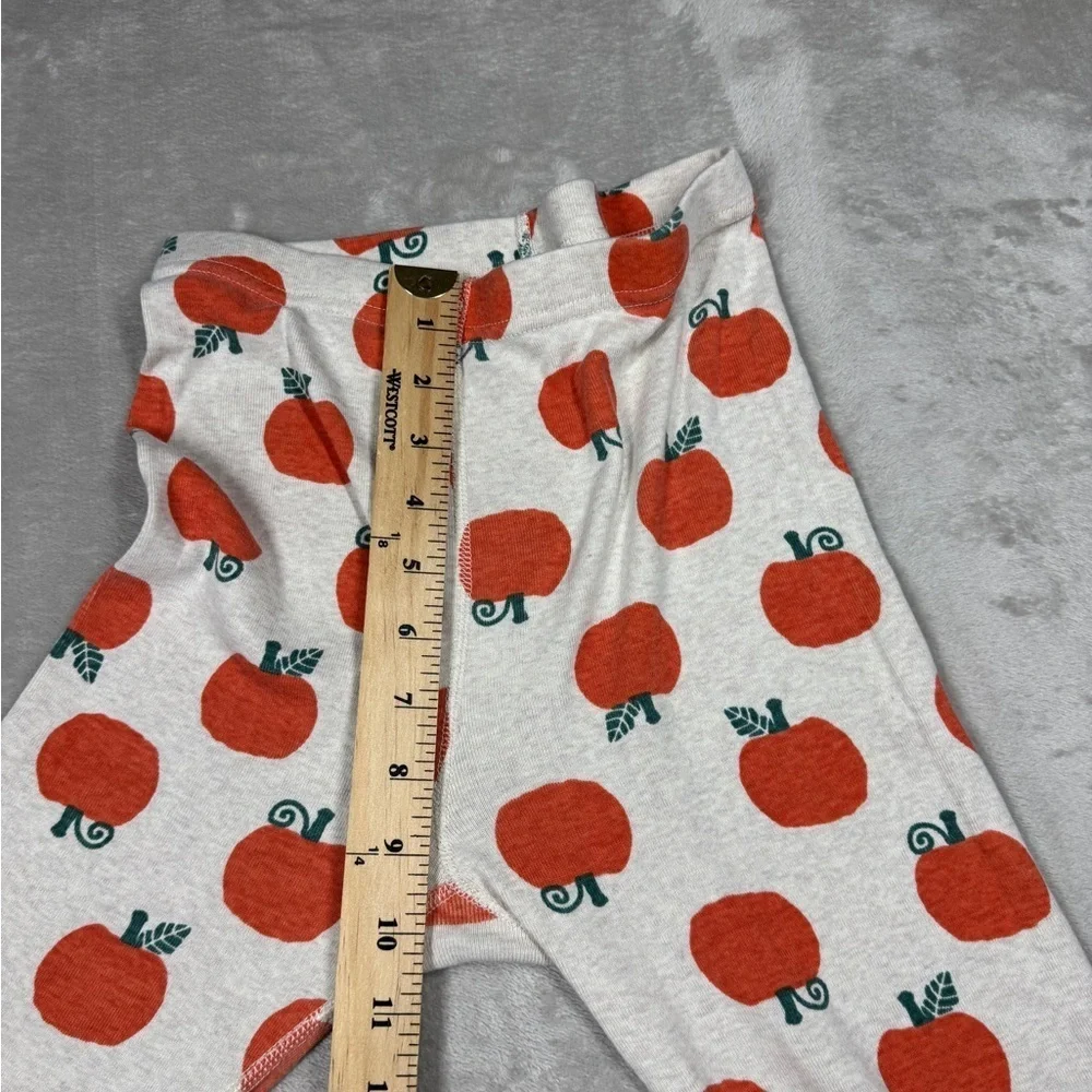 Hanna Andersson 100% Organic Cotton Pumpkin Fall Halloween PJ Bottom Pants 12